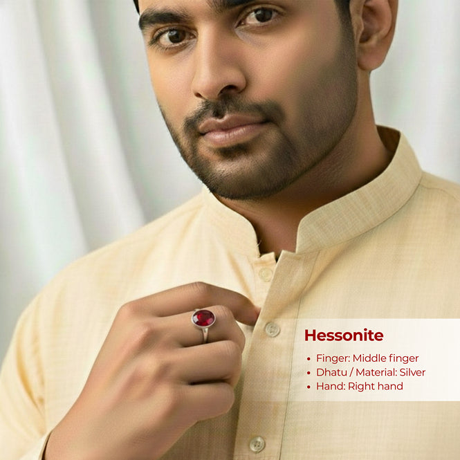 Gemstone: Natural Hessonite (Gomed)