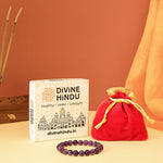 Amethyst Stone Bracelet Free size by Divine Hindu