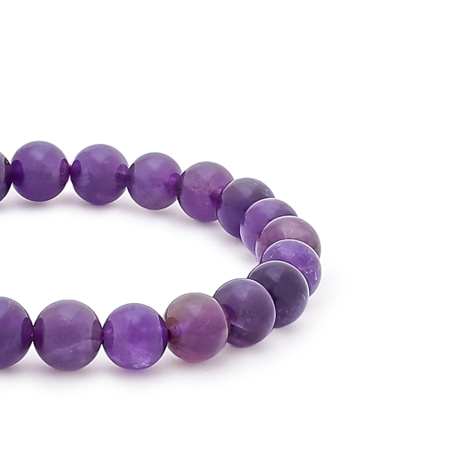 Amethyst Stone Bracelet closeup