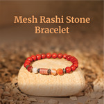 Red Jasper Bracelet (Mesh Rashi) Aries