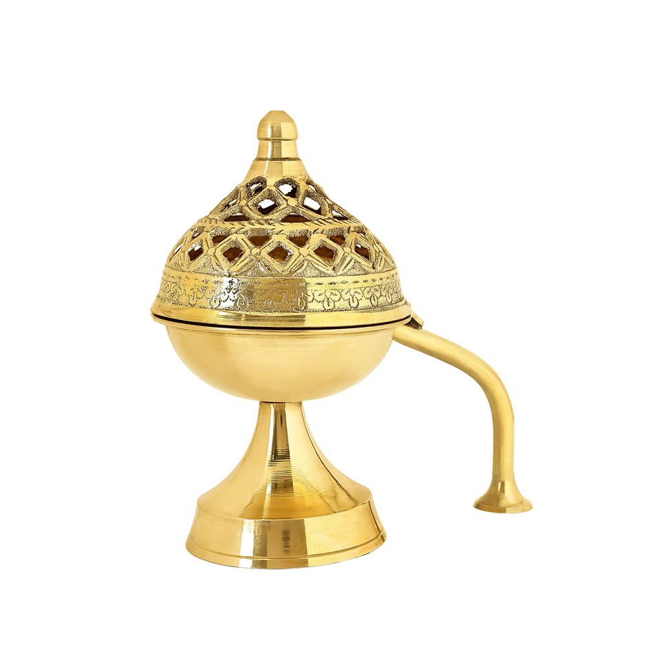 Brass Dhoop Daan Small 1