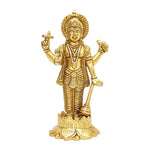 Brass Standing Vishnu Idol