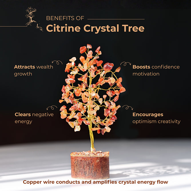 Carnelian Crystal Tree