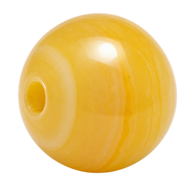 Yellow agate bead for a custom DIY bracelet