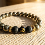 Wealth OM Pyrite Bracelet