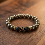 Wealth OM Pyrite Bracelet