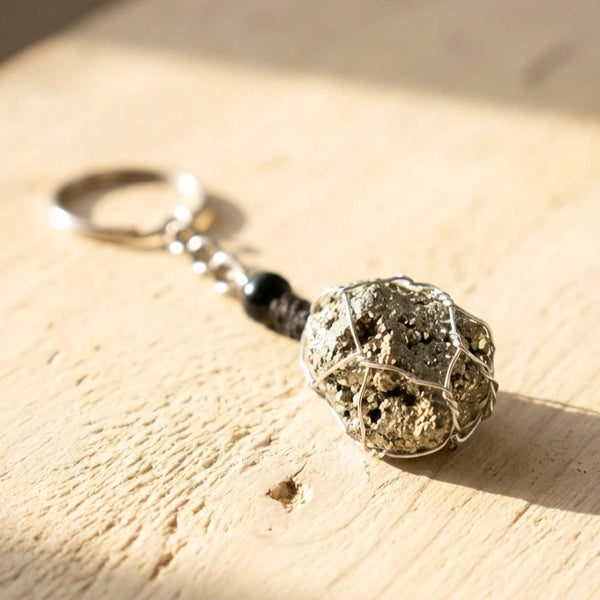 Pyrite Key Chain