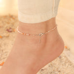 Rose Quartz Anklet