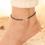 Black Tourmaline Anklet