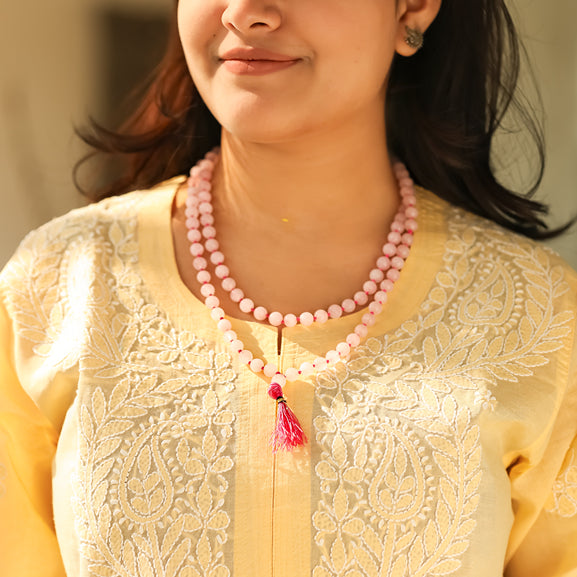 Rose Quartz Necklace – For Love & Healing