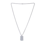 Silver Plated Hanuman Chalisa Pendant