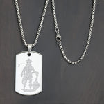 Silver Plated Hanuman Chalisa Pendant