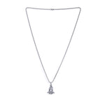 Silver Plated Lord Shiva Face Pendant