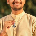 Silver Plated Lord Shiva Face Pendant