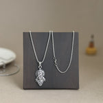 Silver Plated Hanuman Ji Face Pendant