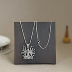 Silver Plated Mahadev Rudra Avatar Pendant