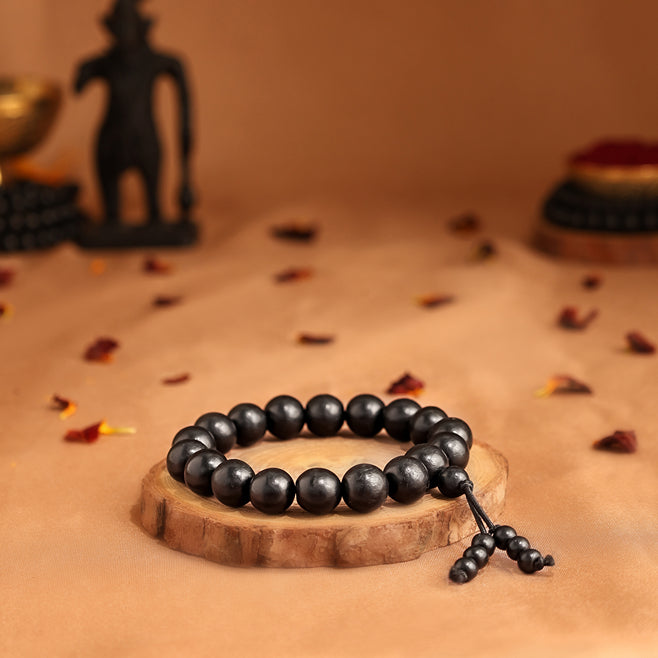 Karungali Malai Bracelet with Govt. Certification 12MM