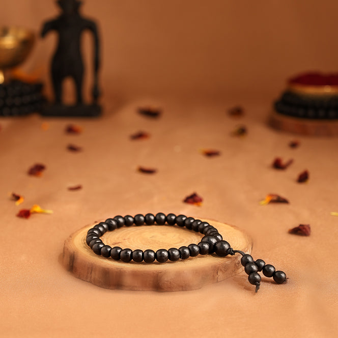 Karungali Malai Bracelet with Govt. Certification 6MM