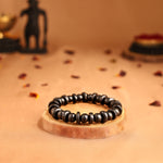 Karungali Malai Bracelet with Govt. Certification (Round + Flat Beads)