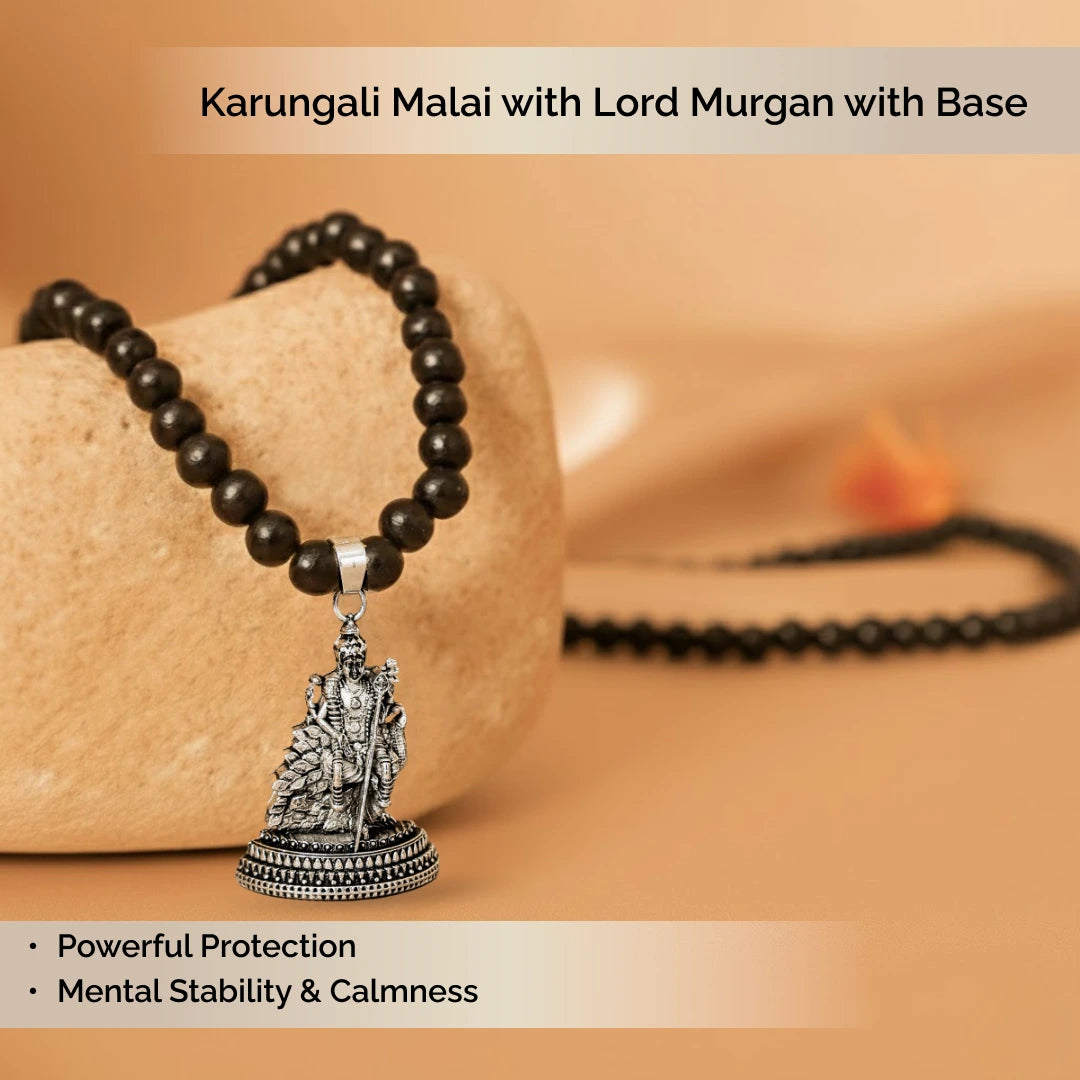 Karungali Malai with Lord Murugan with  Base