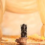 Divine Hindu Lord Ganesh Karungali Idol – Ebony Wood