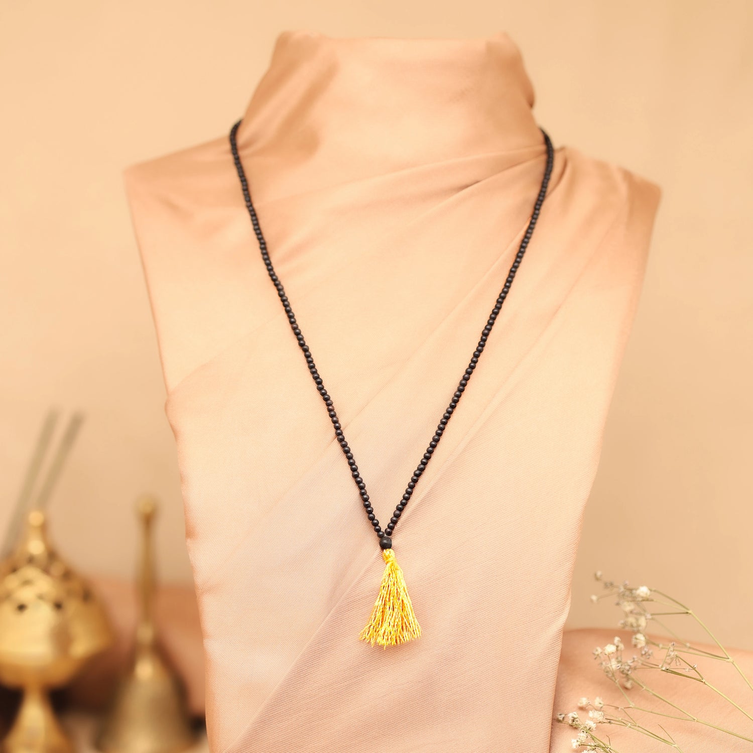 Divine Hindu Karungali Malai Mala (for Kids) with Govt. Certification