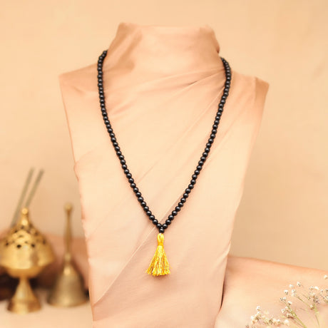 Original Karungali Malai 108-Beads Ebony Wood with Govt. Certified