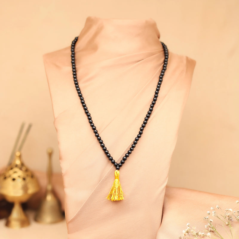 Original Karungali Malai 108-Bead Ebony Wood Mala