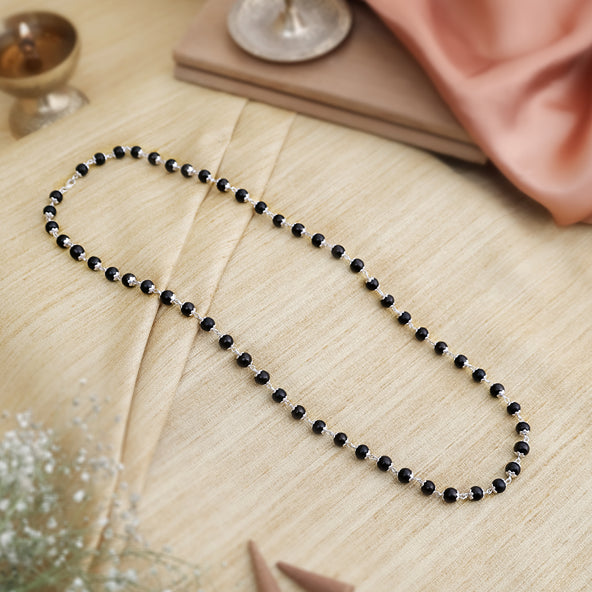 925 Sterling Silver Karungali Necklace