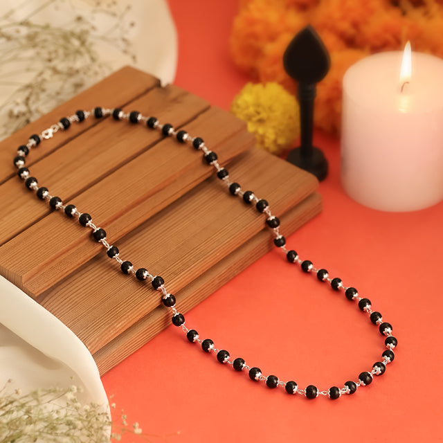 925 Pure Sterling Silver Karungali Malai