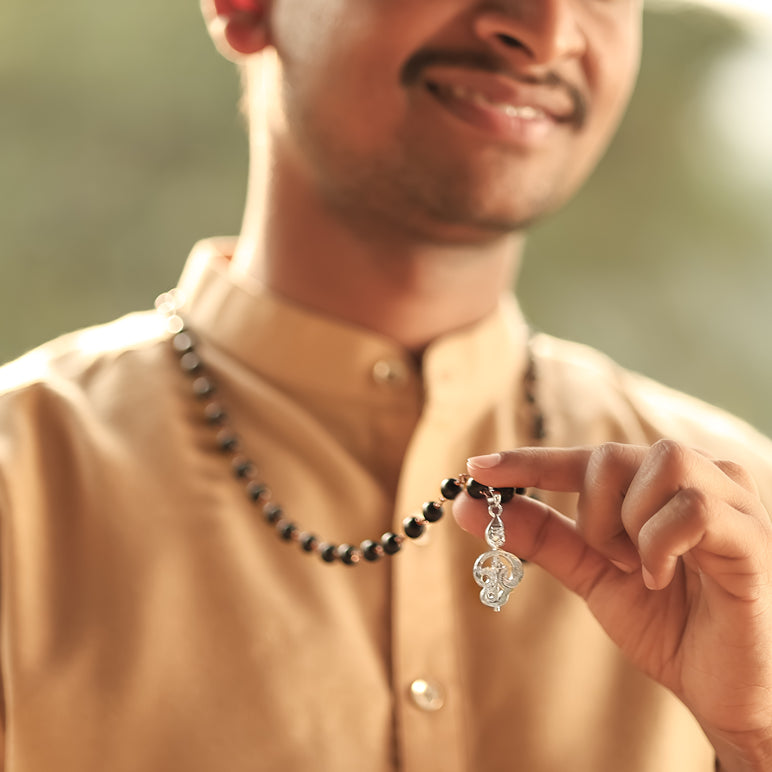 Karungali Malai (Copper wire) with Vel Pendant Lifestyle Male