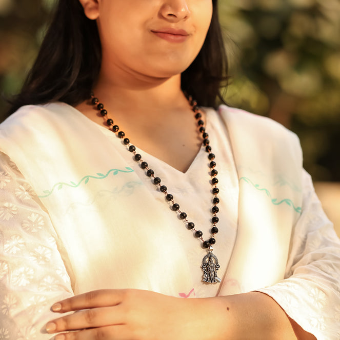 Karungali Malai (Copper wire) with Lord Murgan Pendant Lifestyle Women