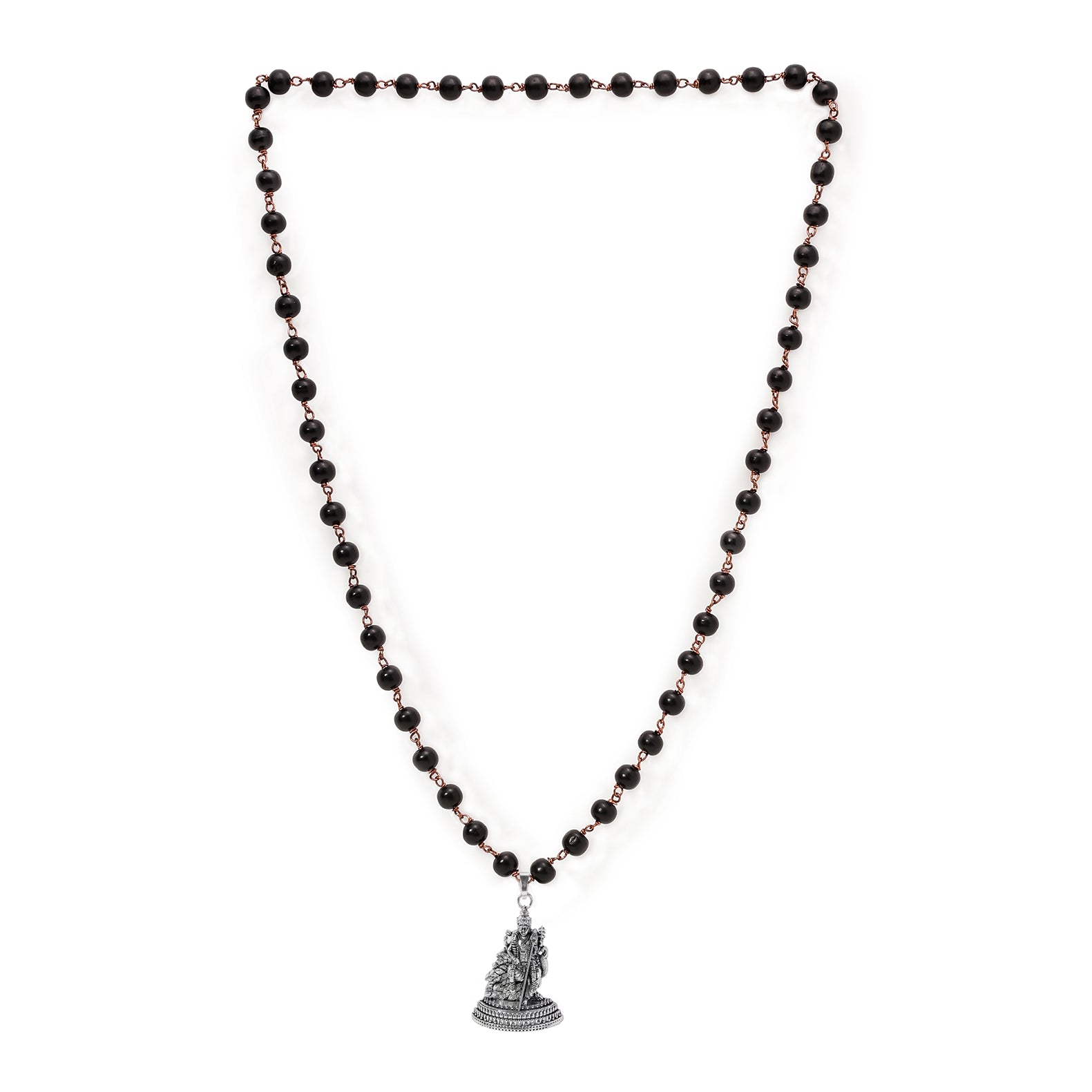 Karungali Malai (Copper wire) with Lord Murgan with Base