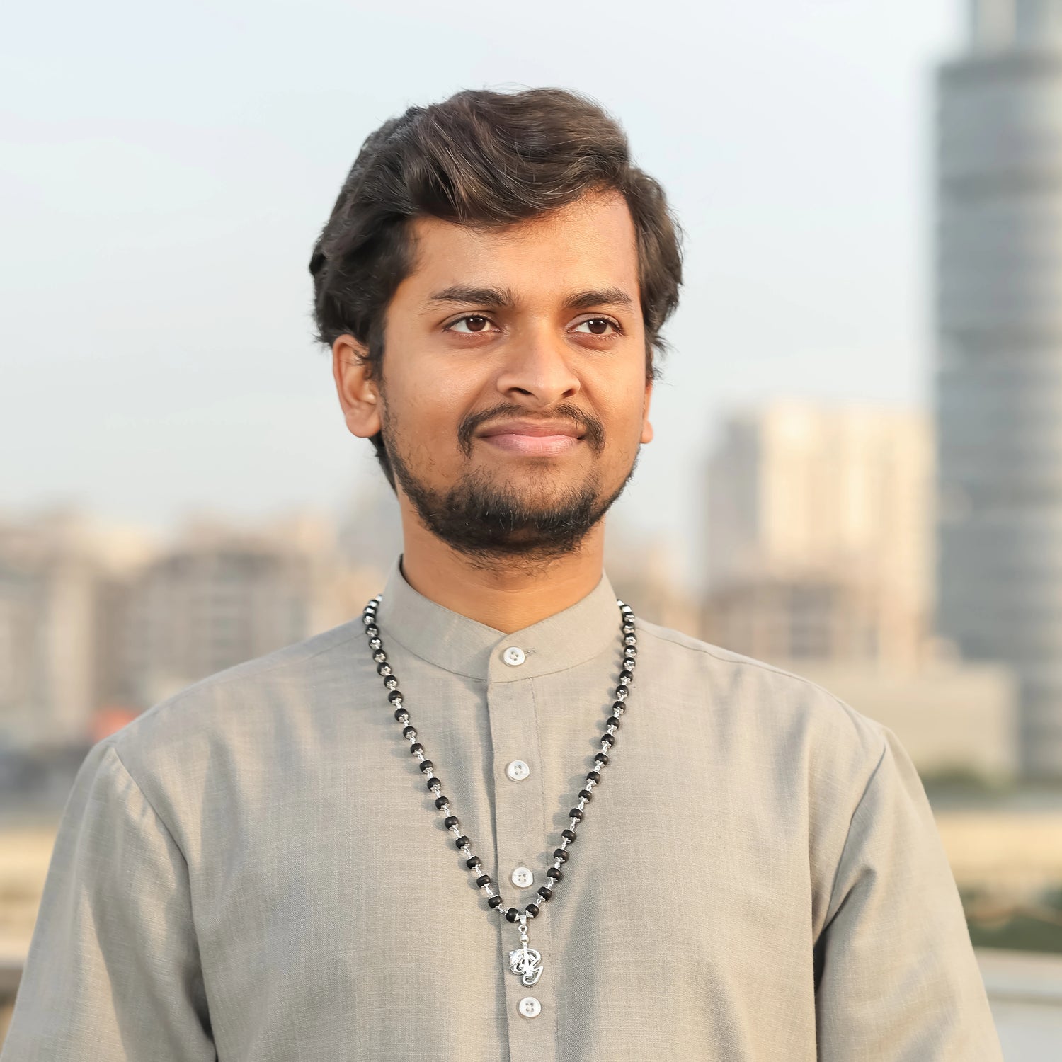 Murugan Vel Shiv Ganesh Karungali Pendant in SIlver Finish