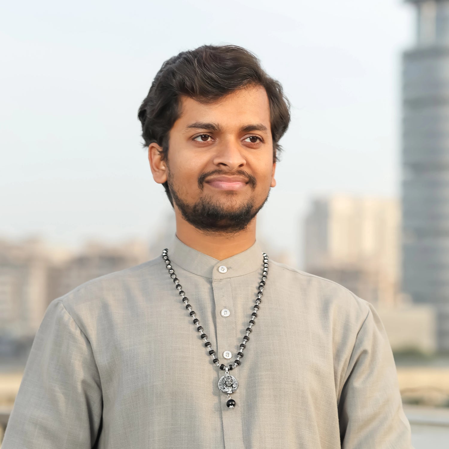 Lord Kartikeya Karungali Pendant in SIlver Finish