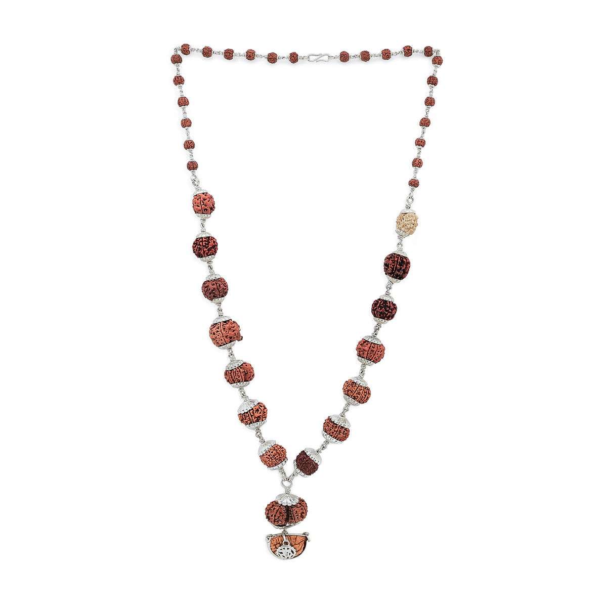 1–14 Mukhi Rudraksha Siddha Mala – Nepal Origin | With Ganesh Mukhi & Gaurishankar