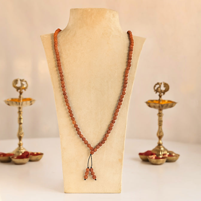 3-in-1 Rudraksha Stretchable Mala 108 Beads