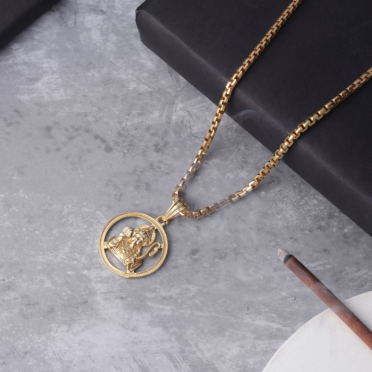 Shree ram pendant chain necklace gold Divine Hindu