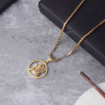 Shree ram pendant chain necklace gold Divine Hindu