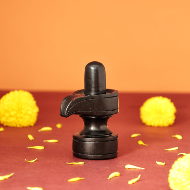 Divine Hindu Shivling Karungali Idol – Ebony Wood