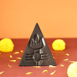 Divine Hindu Shivling Trishul Symbol Karungali Idol – Ebony Wood