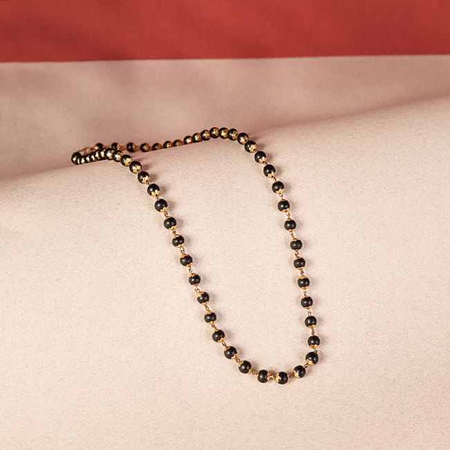 Divine Karungali Malai with Gold Capped Beads | Govt Lab Certified Hero