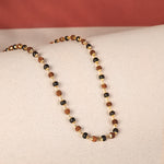 Divine Rudraksha & Karungali Malai | Govt. Lab Certified Closeup