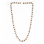 Divine Rudraksha & Karungali Malai in silver cap | Govt. Lab Certified