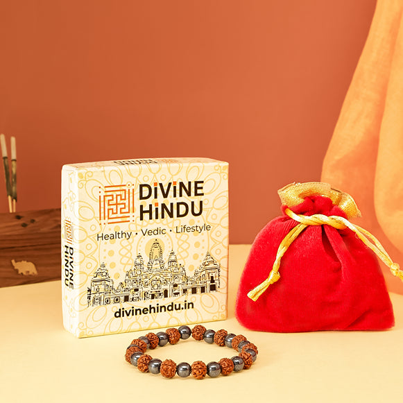 Divine Rudraksha Magnet Bracelet by Divine Hindu