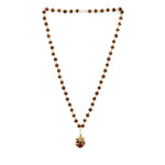 Divine Rudraksha Pendant Necklace with Maa