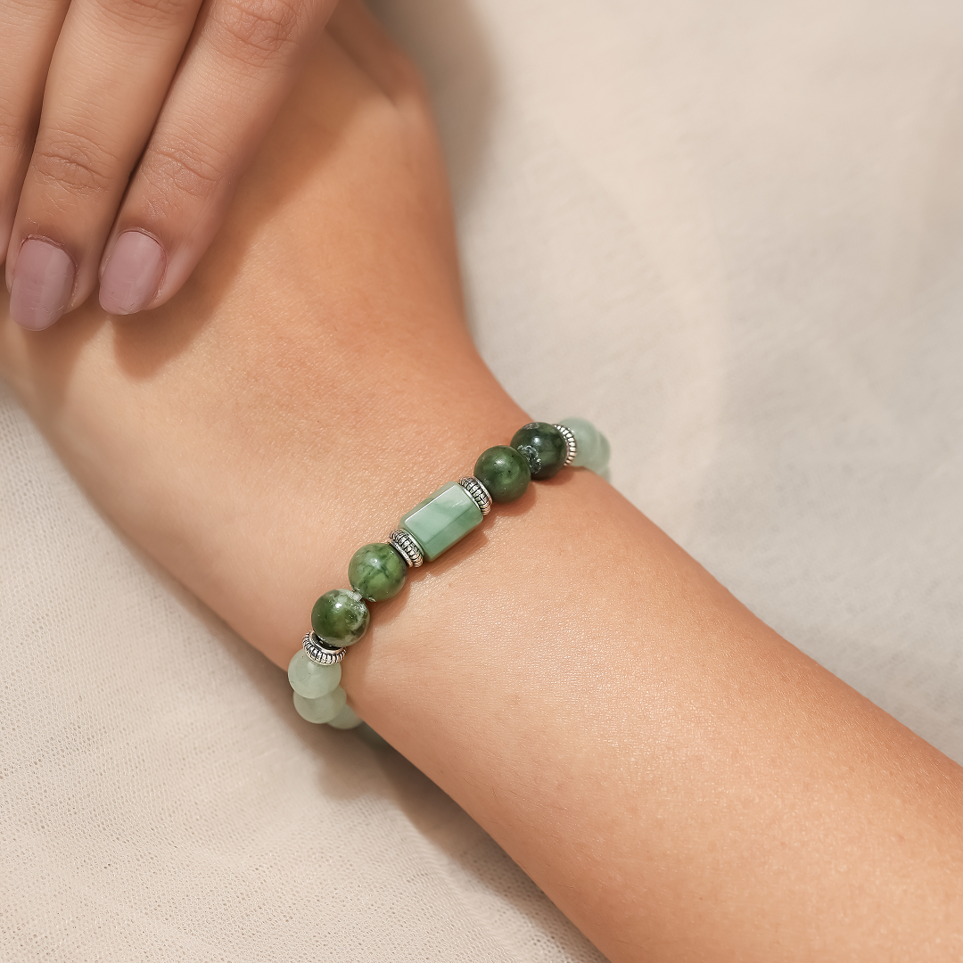 Green Aventurine Bracelet (Mithun Rashi) Gemini