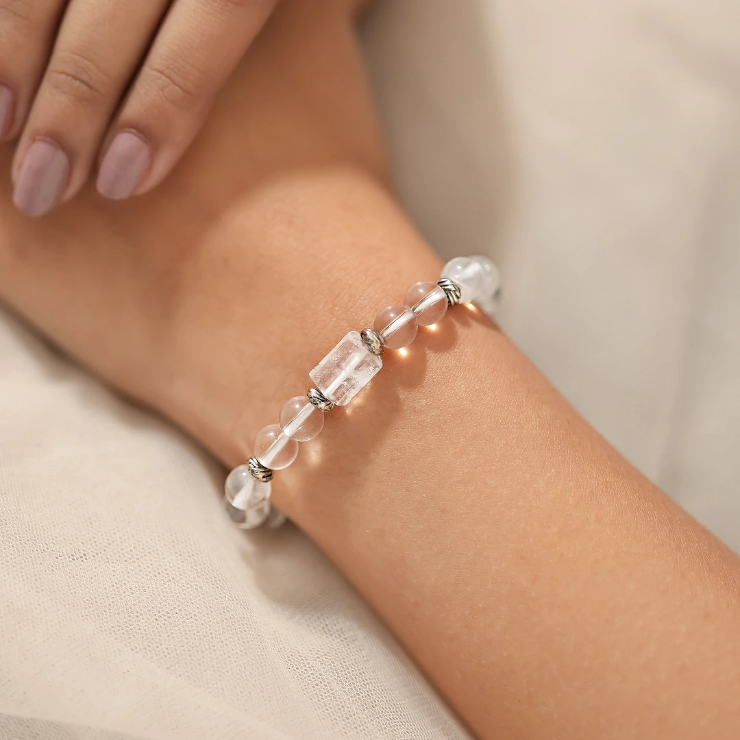 Rainbow Aura Stone Bracelet (Tula Rashi) Libra