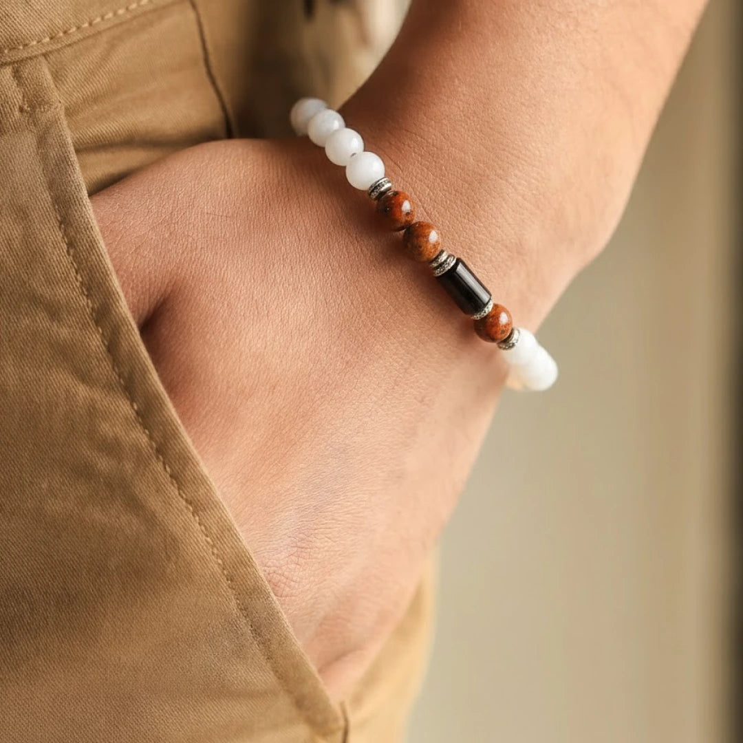 Selenite Bracelet (Vrishabh Rashi) Taurus