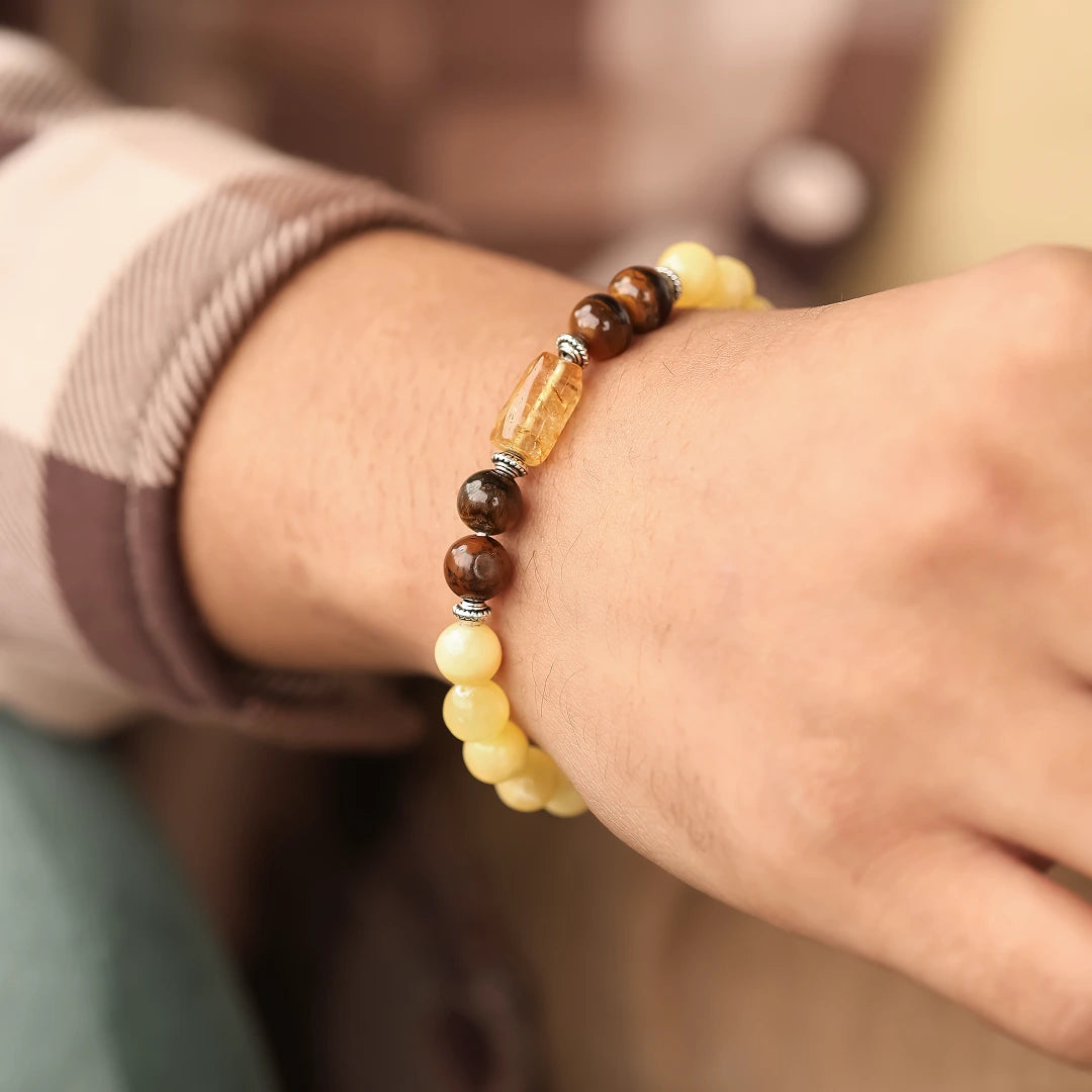 Yellow Calcite Bracelet (Meen Rashi) Pisces
